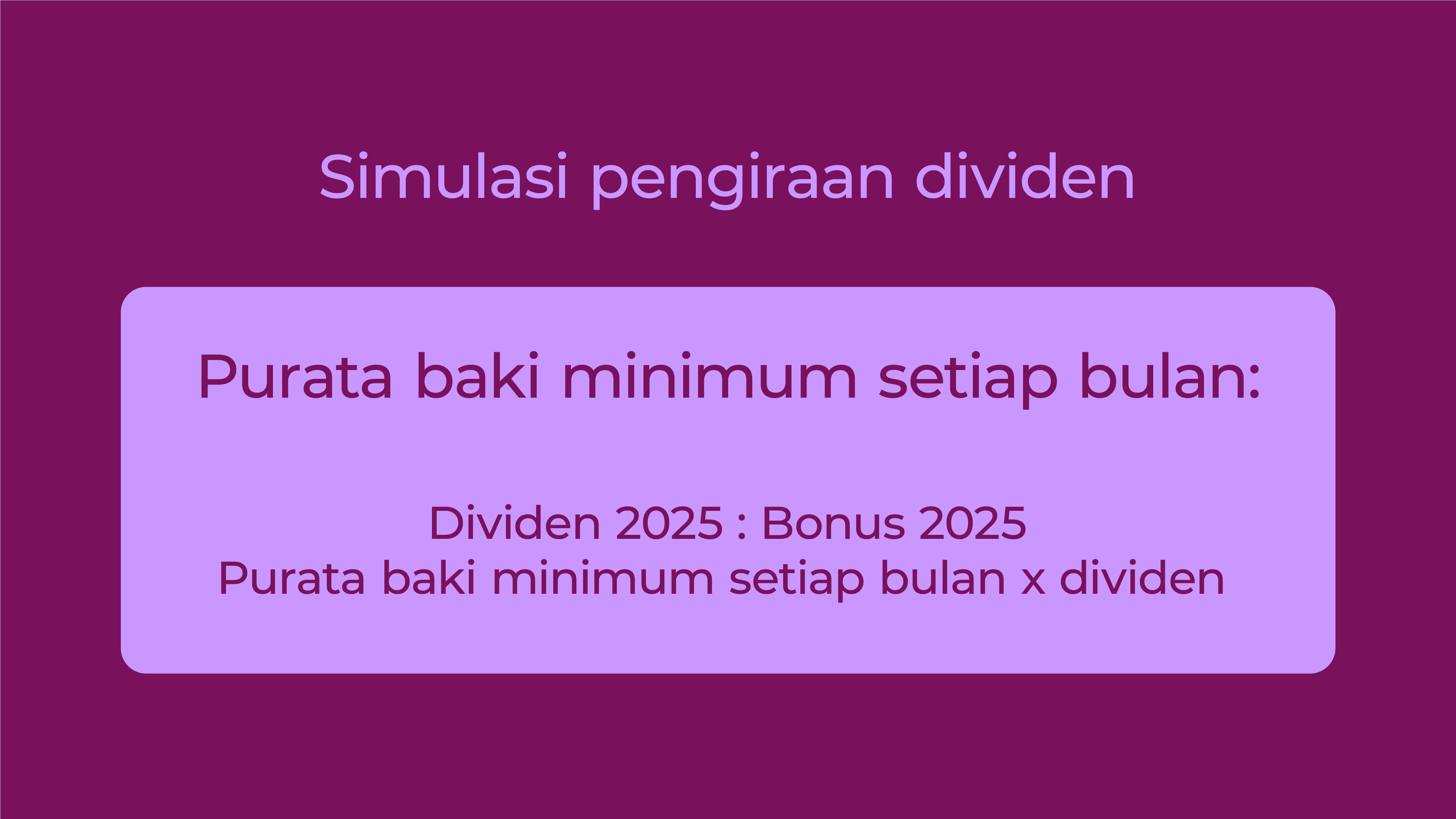 ASB Dividend_Simulasi pengiraan dividen